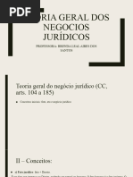 Teoria Geral Dos Negocios Jurídicos