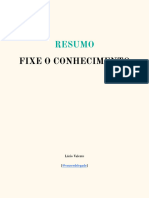 Resumo - Fixe o Conhecimento