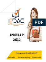 Apostila 2023.2 01 Lanc. Reg. Competência X Caixa CPC 00 CPC 26 Princípios Sem Respostas