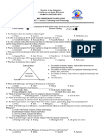 Science, Technology and Society Exam