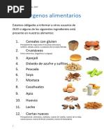 Tres Pasos para La Seguridad Alimentaria de Alérgenos Rev NTC