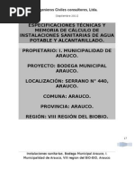 Agua Potable y Alcantarillado ARAUCO