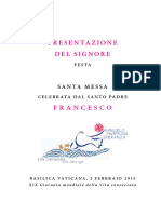 Libretto Presentazione Del Signore