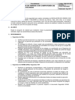 Procedimiento de Trabajo Seguro - Ventanas y Mamparas