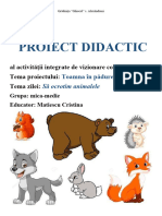 Proiect Didactic Sa Ocrotim Animalele de Padure