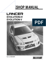 Mitsubishi Lancer Evolution IV Evolution V Workshop Manual