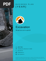 Excavation Business Plan Example 