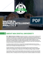 Master in Business Intelligence and Analytics