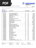 Hirschmann Price List