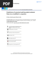 Predictions of Canonical Wall-Bounded Turbulent Flows Via A Modified K Equation