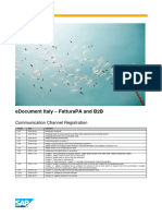 EDocument Italy - Communication Channel Registration 1.0.11