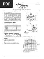 Purgadores de Bóia para Vapor: Descrição Do Produto