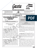 Gaceta N0. 35427 de Fecha 12 de Noviembre 2020