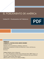 Poblamiento Americano 2018 Unidad 3 Clase 1 2018