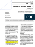 Dispositivos de Anclaje de Clase C 843 UNE 795 Web