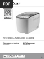 Panificadora Automática SBB 850 F2