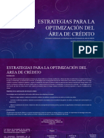 Flores M. - 4DX35 - 12 - Actividad de Aprendizaje 12. Estrategias para La Optimización Del Área de Crédito