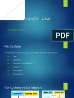 Lecture 2 - BCSE302L - Intro To DBMS