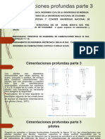 Cimentaciones Profundas Parte 3 Y 4