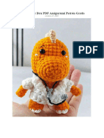 Dino Doctor Dru PDF Amigurumi Patron Gratis