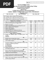 Model Exam - 1 QP Ooad