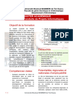 Prospectus Master Informatique CPI