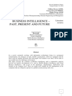 2014 Business Intelligence Present Past and Futur