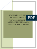 Revolucion Cientifica Filosofia Y Ciencia Prof. Carlos Jonathan Abimelech Flores Garcia Kenia Contreras Bahena