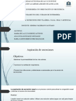 Aspiracion de Secreciones Por Vía Aérea Nasal Oral y Artificial