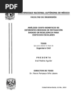 Análisis Costo-Beneficio de Diferentes Medidas de Mitigación Basado en Resiliencia para Edificios Escolares