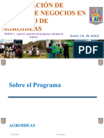 Formulacion de Planes de Negocios en El Marco de Agroideas Sesion 1-Enero-2022