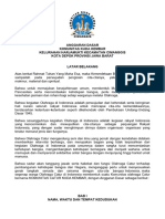 Anggaran Dasar - Anggaran Rumah Tangga Komunitas Kuda Kembar