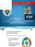 Buku Panduan Pelaksanaan Pendataan SDGs Desa Tahun 2021