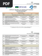 I Jornada Científica Da Chapada Dos Veadeiros: Local: Polo UAB de Alto Paraíso de Goiás Data: 30 de Novembro de 2018