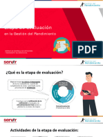 Charla para La Etapa de Evaluación - Gestión Del Rendimiento