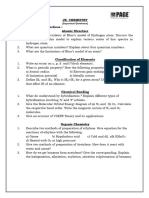 JR. CHEMISTRY Important Questions