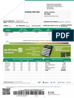 Mendoza Arellano Guadalupe Del: Total $102.85