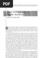 Electronic Health Records: A Guide For Clinicians and Administrators