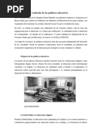 Historia Politica Educativa