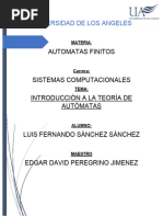 Introduccion A La Teoria de Automatas