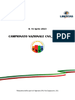 Regolamento Campionato Nazionale CNS - Libertas