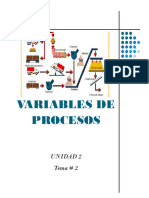 VARIABLES DE PROCESOS. Tema #2. Flujos