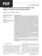 2017 - Efficiency, Effectiveness and Treatment Stability of Clear Aligners - A Systematic Review and Meta-Analysis