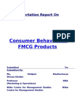 Consumer Behavior in FMCG Products