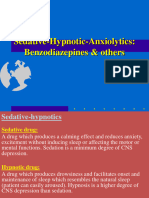 Sedative-Hypnotic-Anxiolytics: Benzodiazepines & Others