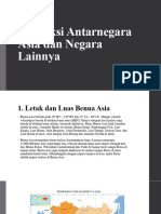 Interaksi Antarnegara Asia Dan Negara Lainnya