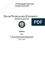 EE B.Tech Final Syllabus