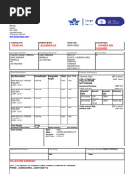 LTX401443 Cargo Invoice