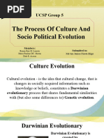 The Process of Culture and Socio Political Evolution