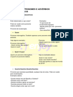 Aula 25 - Os Pronomes e Advérbios Interrogativos